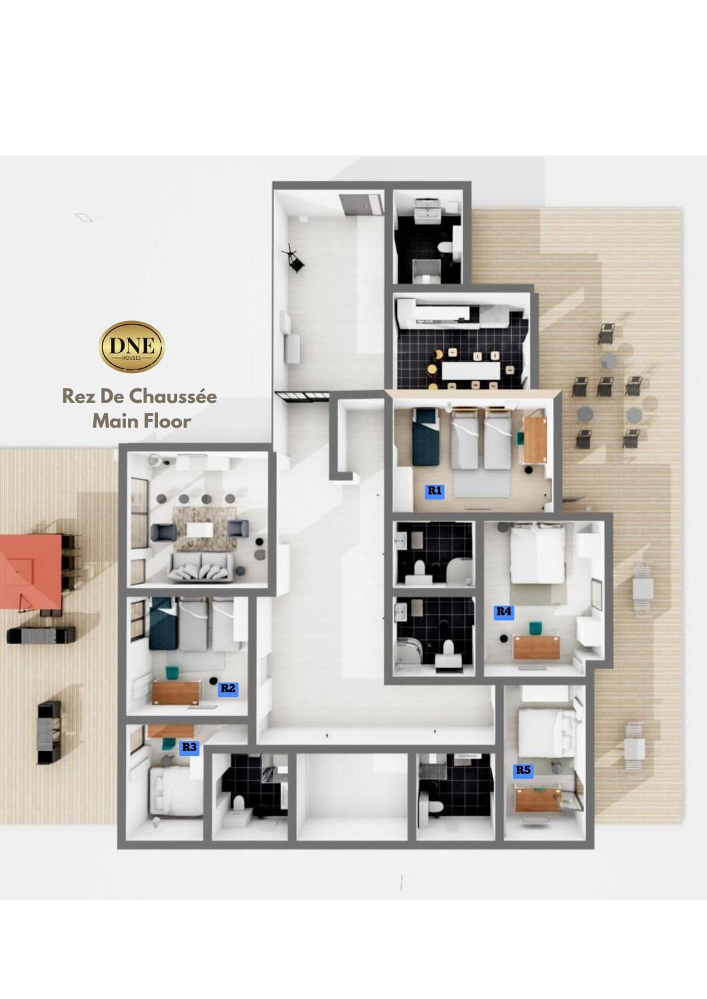 שאנז סור-מרנה D&E - Paris-Disney - Holidays Apartment - Appartement De Vacances - 5 Chambres- 5 Sdb - 5 Bedrooms - 5 Bathrooms - Netflix מראה חיצוני תמונה